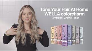 How To Tone Your Hair At Home | Wella colorcharm Permanent Crème Toner