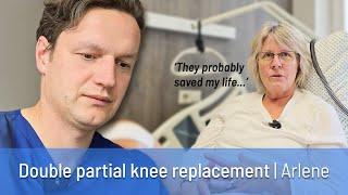 Double partial knee replacement with a shocking twist | Arlene's Story Part 1 | From Canada to LT