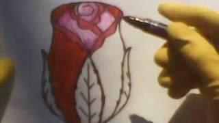 how to draw a Rose  2024 Flower For Valentine's Day doodle sketch como dibujar una rosa Fun 2 Draw