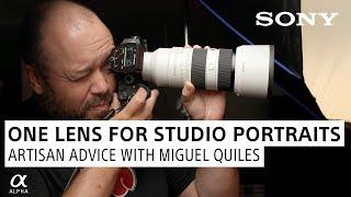 Pro Portrait Photographer's Go-To Lens for Studio Portraits