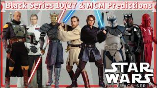 Black Series 10/27 & London Comic Con Predictions! (Anakin, Obi-Wan & More!)