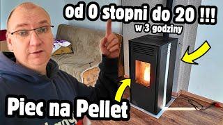 Kupiliśmy Piecyk na Pellet !!! - Montaż i pierwsze odpalenie !!! Caminetti Elica 9 kW z nadmuchem