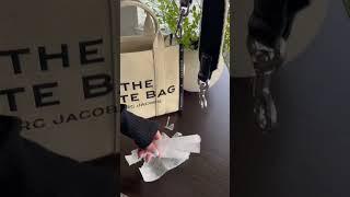 asmr unboxing the tote bag by marc jacobs #shorts