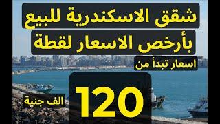 عقارات للبيع : ارخص شقق للبيع في اسكندرية اسعار تبدأ من 120 الف جنية متشطبة فرصة كبيرة