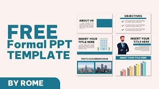 FREE Simple Formal PPT Template by Rome