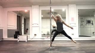 Beginner / intermediate pole combo static spins