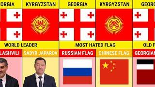 Georgia vs Kyrgyzstan || Country Comparison 2025 || Versus Kingdom