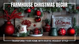 Farmhouse Christmas Decor Essentials: Transform Your Home with Rustic Holiday Style