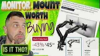 HUANUO Duel Monitor Mount, Good Deal...Is It Tho?