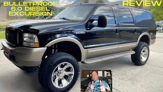 2004 6.0 BULLETPROOFED DIESEL EXCURSION REVIEW- BIG AND BAD!