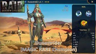 [*/\*] RAID: Shadow Legends - Unlocking Dunestrider (MAGIC RARE Champion)