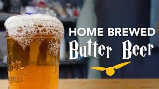 How to make BOOZY Butter Beer | Simple homebrew recipe for butterscotch session mead