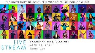 Master's Clarinet Recital - Savannah Tims