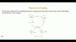 Hiyama cross coupling reactions