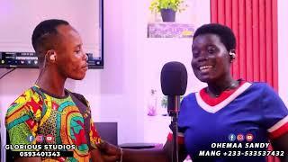 OHEMAA SANDY AND HER MANAGER NAILED IT AGAIN AT GLORIOUS STUDIOSTHE GIRL IS TOO MUCH TALENTED 