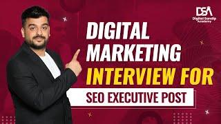 Seo interview in Hindi | Digital Marketing Interview Question and Answer  | Seo Interview | 2023