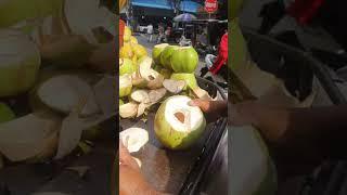 Cutting Young Coconut - A Tutorial