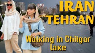 Walking in Chitgar Lake | Iran2023 | Tehran2023