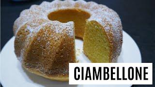 Make Ciambellone, a very fluffy, delicious Italian cake yourself