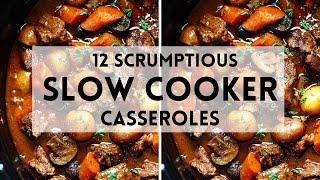 12 Scrumptious Slow Cooker Casserole Recipes!  #sharpaspirant #casseroles #slowcookerideas