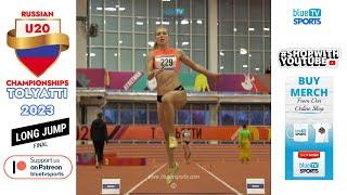 Girl's U20 Long Jump Final • Russian Athletics