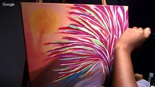 Alexandra Mayers LIVE art / painting edition - "The Tree" (part 3)