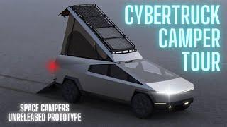 Space Campers - Unveiling the Cybertruck Camper Prototype - The Off-Grid Future is Here!