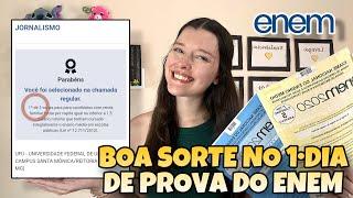 BOA SORTE HOJE NO ENEM! | Recado Final Antes do 1•Dia de Prova