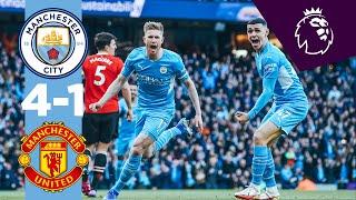 HIGHLIGHTS Man City 4-1 Man United | De Bruyne, Mahrez & Sancho Goals | MANCHESTER IS BLUE! 