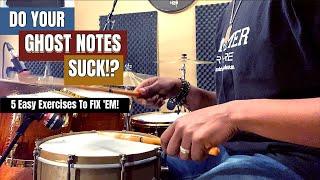 Gettin' Your Ghost Notes Right!  - With 5 Easy Exercises