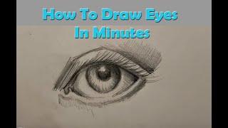 How to draw eye in seconds #art #beginners #charcoaldrawing #drawing #draw #pencildrawing #beginner