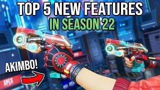 Top 5 New Features in Season 22 of Apex Legends!