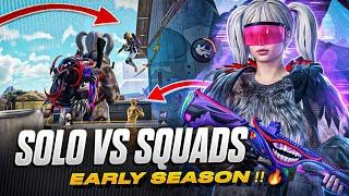 Can I Get *30 SOLO KILLS?! Intense Rank Pusher's At Early Season | BGMI 