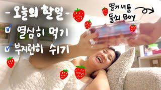 [vlog] 입덧이..사라지나..? 마님과 돌쇠 생활에 익숙해진 임신 중기! 열심히 먹고 쉬는 일상 (feat. 축 시누언니 셋째아기 출산)