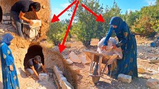 "Stranger's Help: Fatima's Struggle in the Cave"