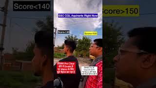 SSC CGL 2024 Pre Score Vs Mains Ki preparation || Life of a SSC Aspirant #shorts #viralvideo