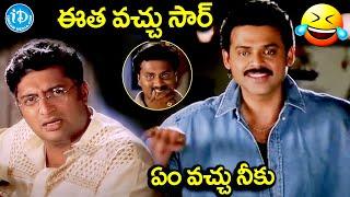 Nuvvu Naaku Nachav Back To Back Comedy Scenes | Venkatesh, Sunil & Prakash Raj Comedy Scenes