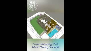 Client Meeting for Home Swimming Pool Concept by KAPAST