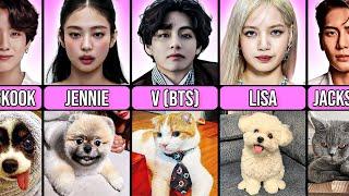 K-pop Idols and Their Pets (With names)
