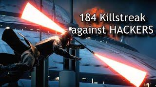 184 Maul killstreak against GANG OF HACKERS | Supremacy | Star Wars Battlefront 2