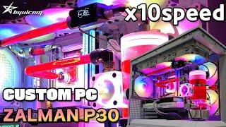 ZALMAN P30 Custom Water-Cooled PC(14700KF + RTX 4070 SUPER)