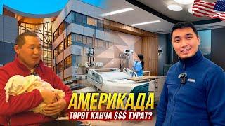 Америкада төрөт канча турат? А Кыргызстанда канча?