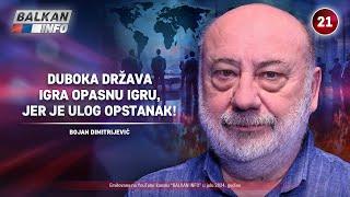 INTERVJU: Bojan Dimitrijević - Duboka država igra opasnu igru, jer je ulog opstanak! (11.7.2024)
