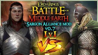 NOLDOR ELFLERİ ROHANLILARA KARŞI (1v1) | The Battle for Middle-earth / Sargon Alliance Mod v0.7