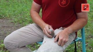 Учимся колоть кремень по-неандертальски