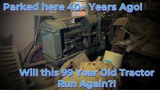 FORGOTTEN 99 Year Old McCormick Tractor - Will it Run & Drive after 40+ Years in this Barn?