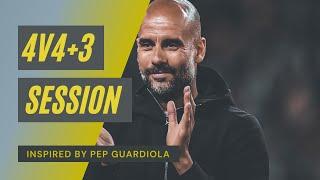 Pep Guardiola Inspired 4v4+3 Rondo | Royal Soccer Training