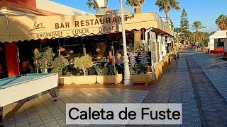 Caleta de Fuste in 4 minutes. Pierwszy spacer na Fuertaventura po przyjeżdzie.