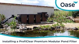 Installing an OASE ProfiClear Premium Drum Pond Filter - OASE UK