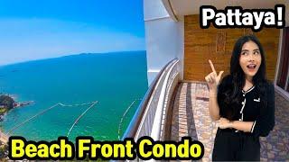 Stunning Ocean View!!! Pattaya Beautiful Beachfront Condo 257SQM Unit with Big Balcony